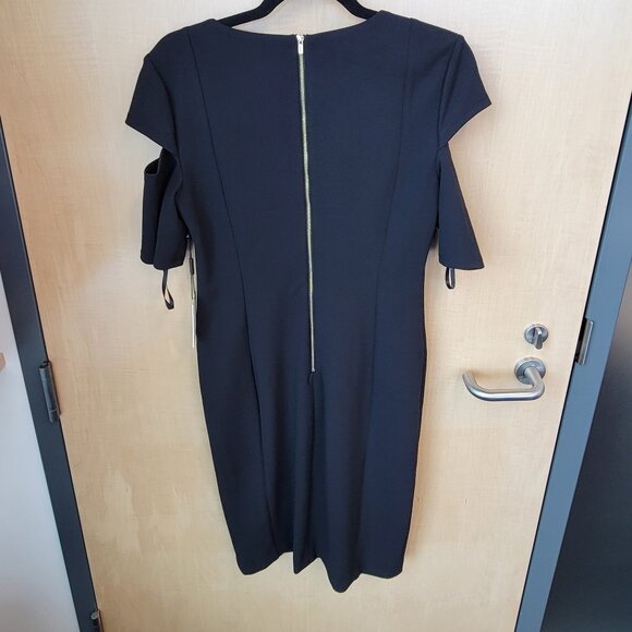 Calvin Klein Womens Cold Shoulders Sheath Dress - Picture 7 of 8
